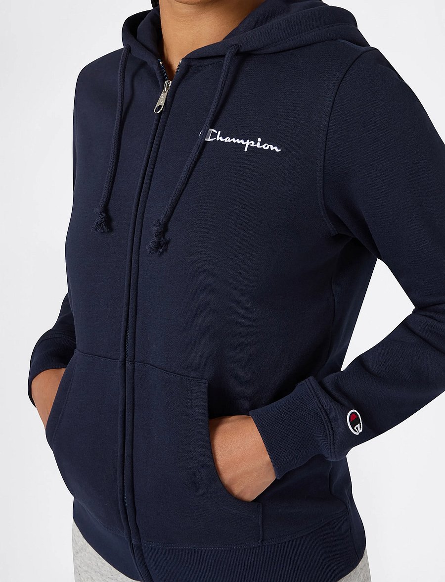 Champion - Full Zip Hoodie Sweatshirt - bs501-nny-ns - 4
