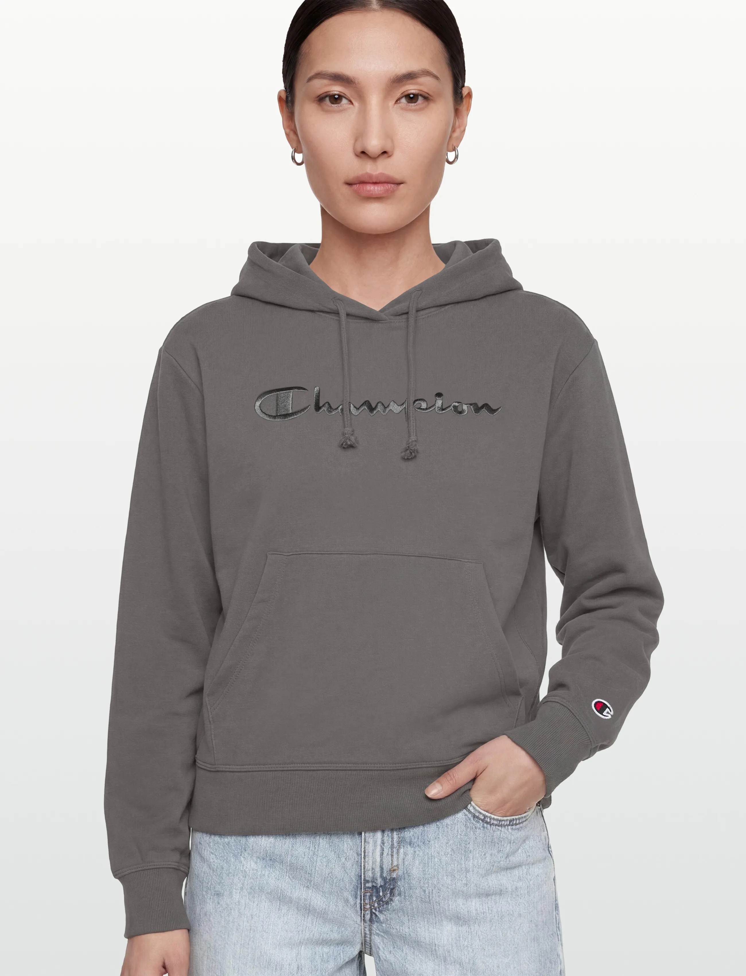 Champion - Hooded Sweatshirt - peysur - es514-dgg - 3