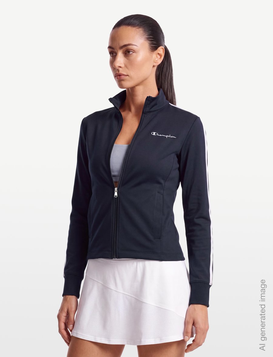 Champion - Full Zip Hoodie Sweatshirt - viršutinės dalies drabužiai - bs501-nny - 5