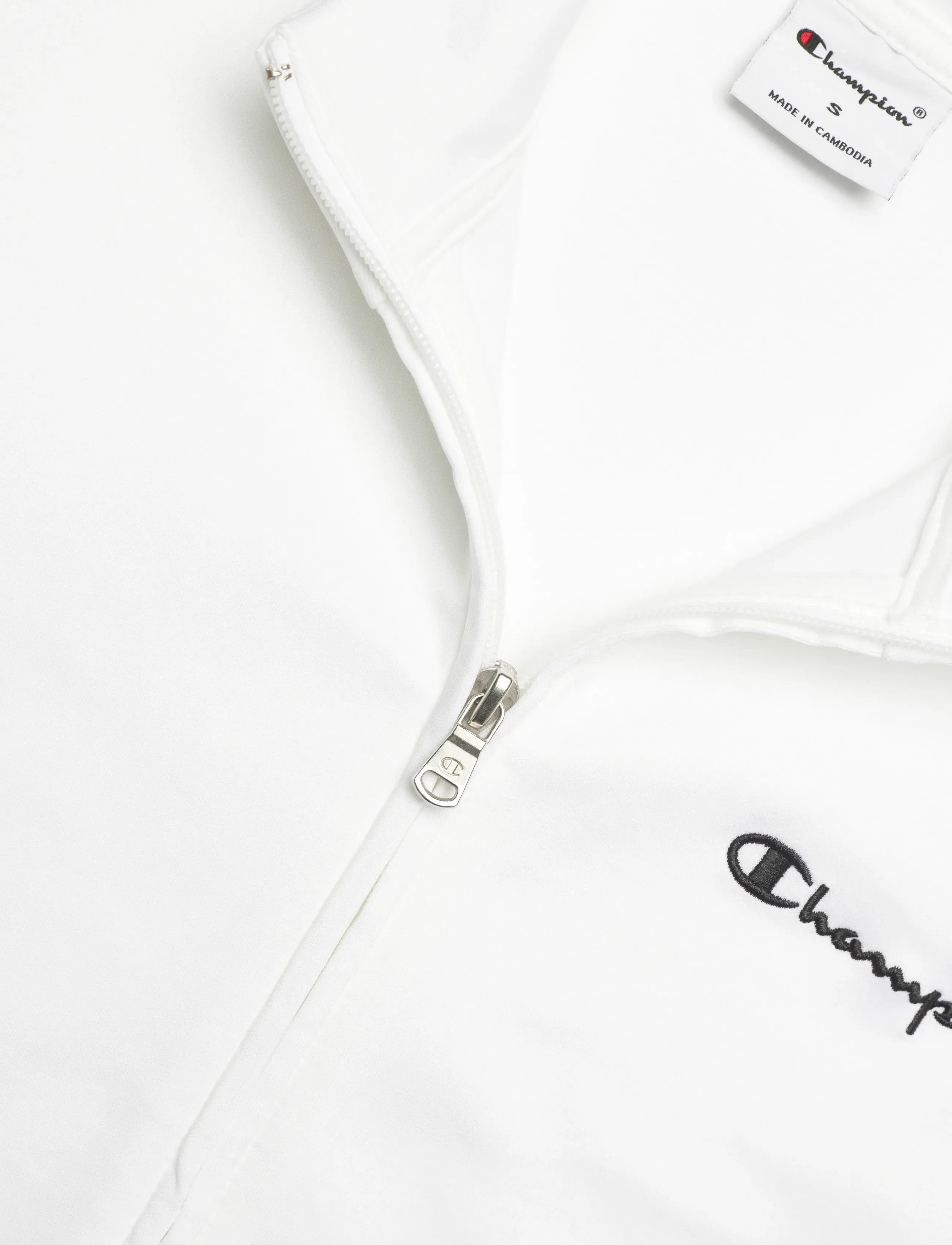 Champion - Full Zip Hoodie Sweatshirt - tops - ww001-wht - 2