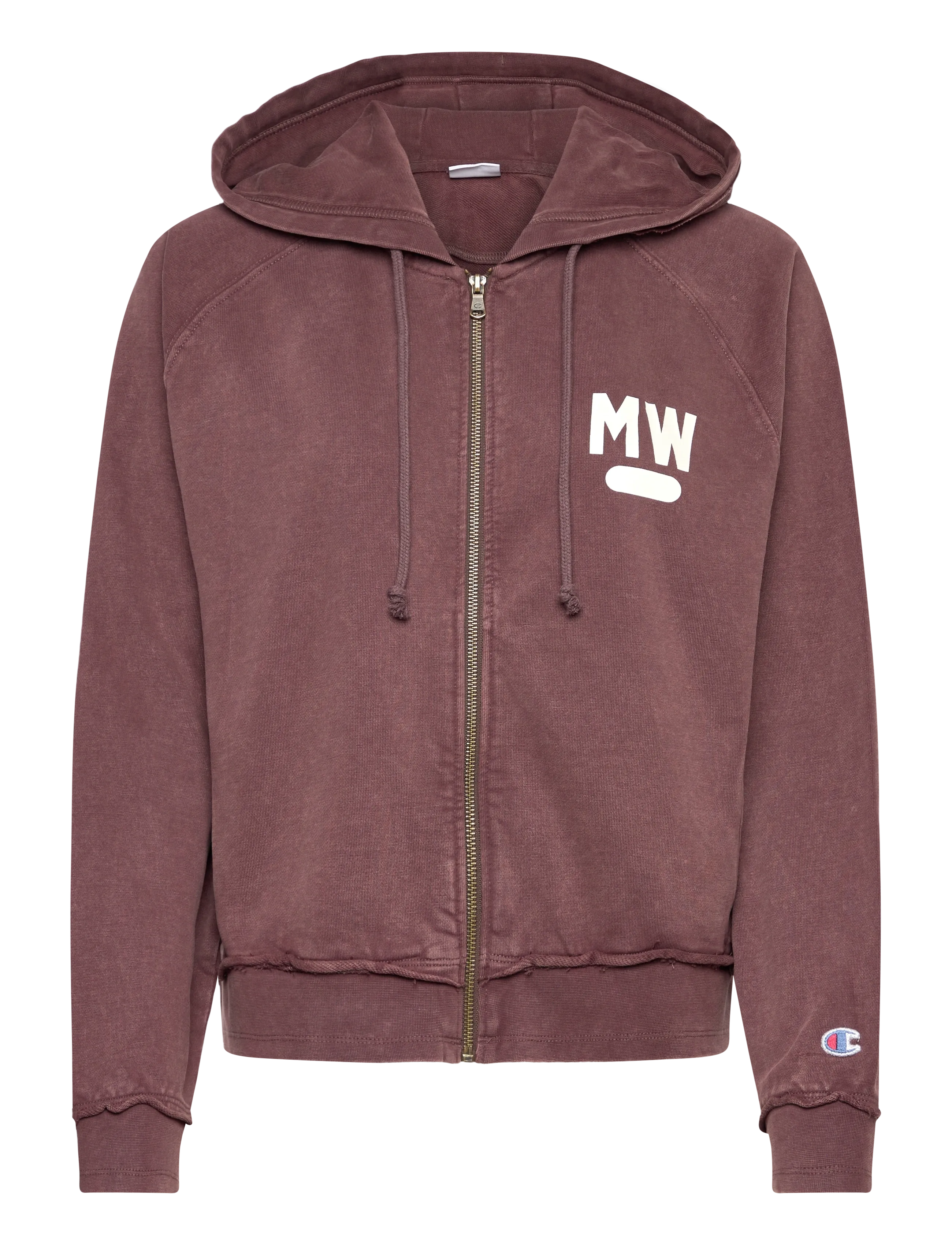 Champion Hooded Full Zip Sweatshirt - Tøj - MS503-CHOC / brown