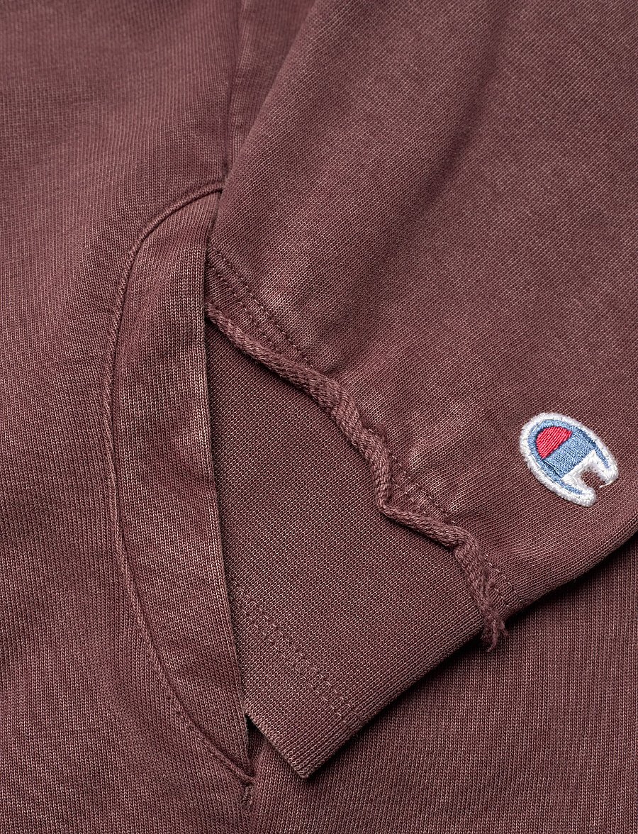 Champion - Hooded Full Zip Sweatshirt - sweatshirts - ms503-choc - 3