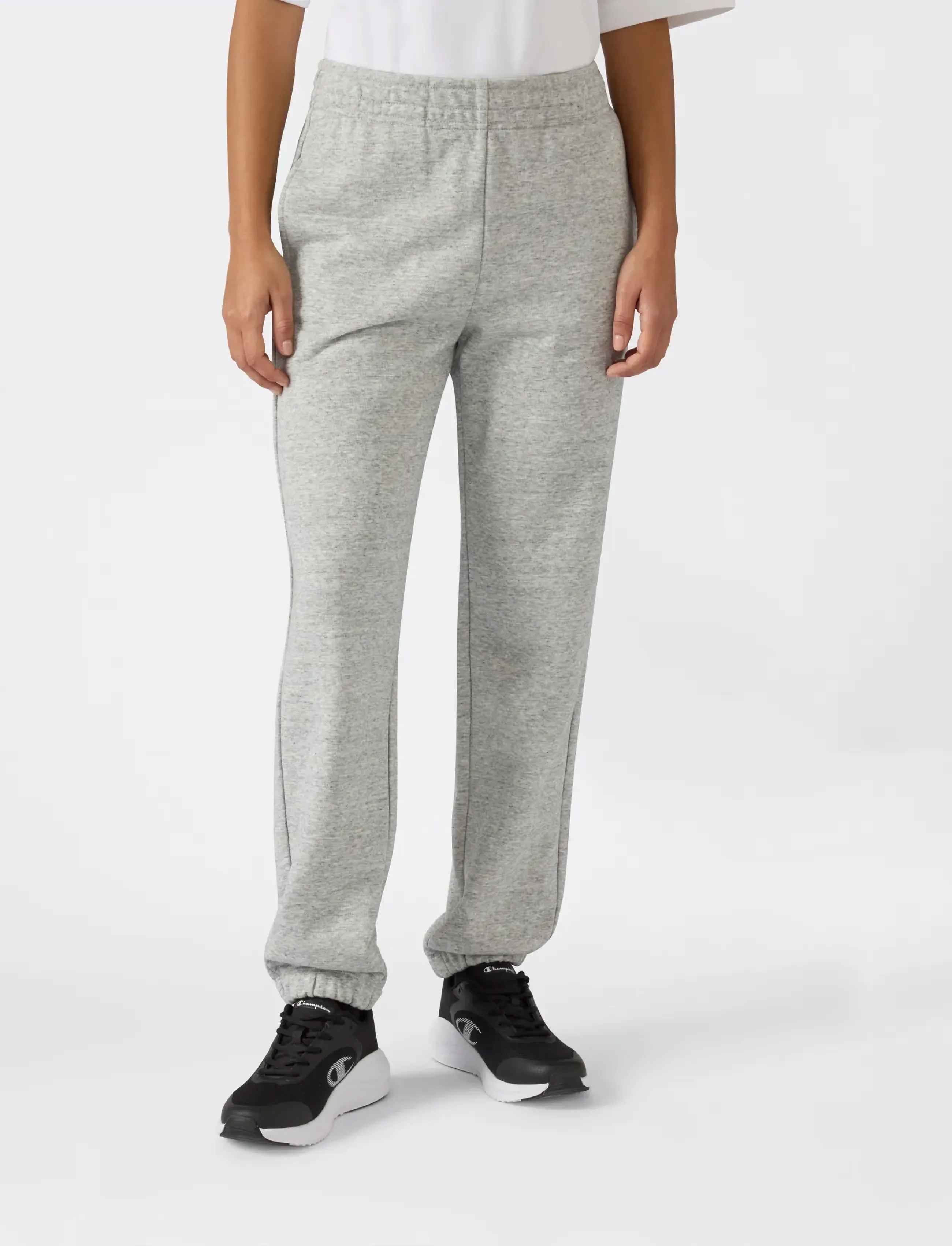 Champion Elastic Cuff Pants, Kvinder, Joggingbukser, Grå, Str: XL