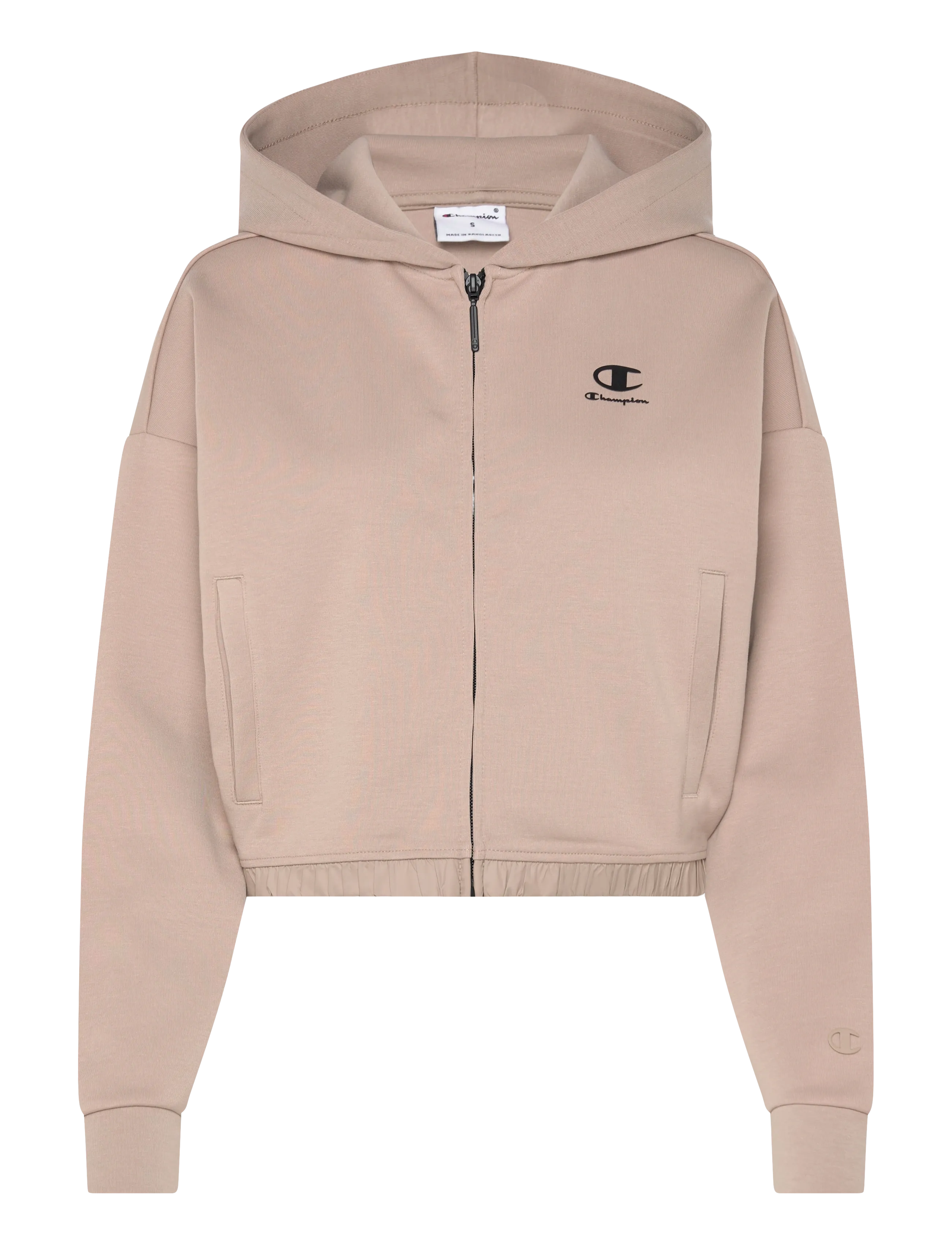 Champion Full Zip Hoodie Sweatshirt - Svetarit - MS041-DUN / beige