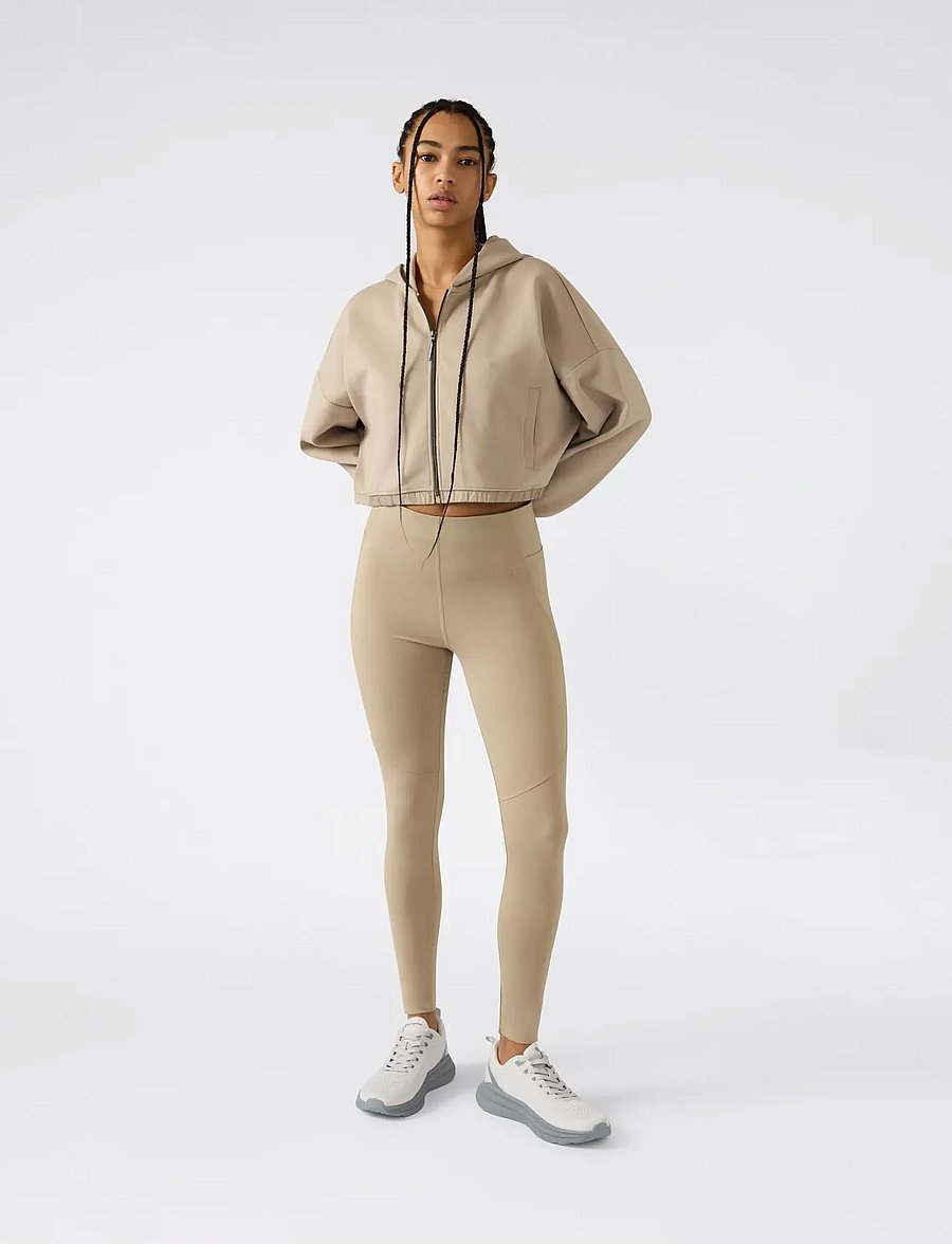 Champion - Full Zip Hoodie Sweatshirt - sweatshirts - ms041-dun - 0