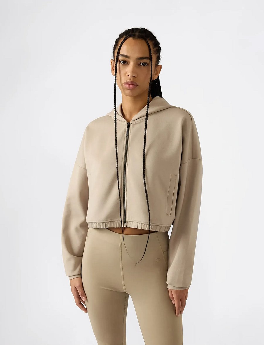 Champion - Full Zip Hoodie Sweatshirt - sweatshirts - ms041-dun - 4