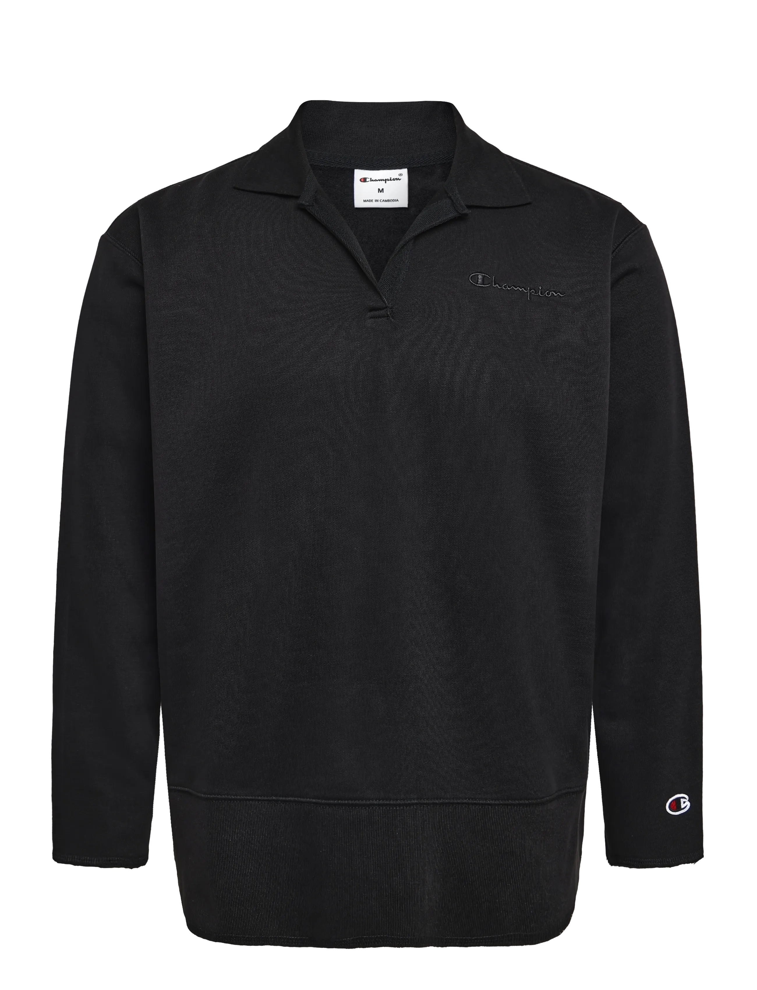 Champion Polo Neck Sweatshirt - Kleidung - KK001-NBK / black