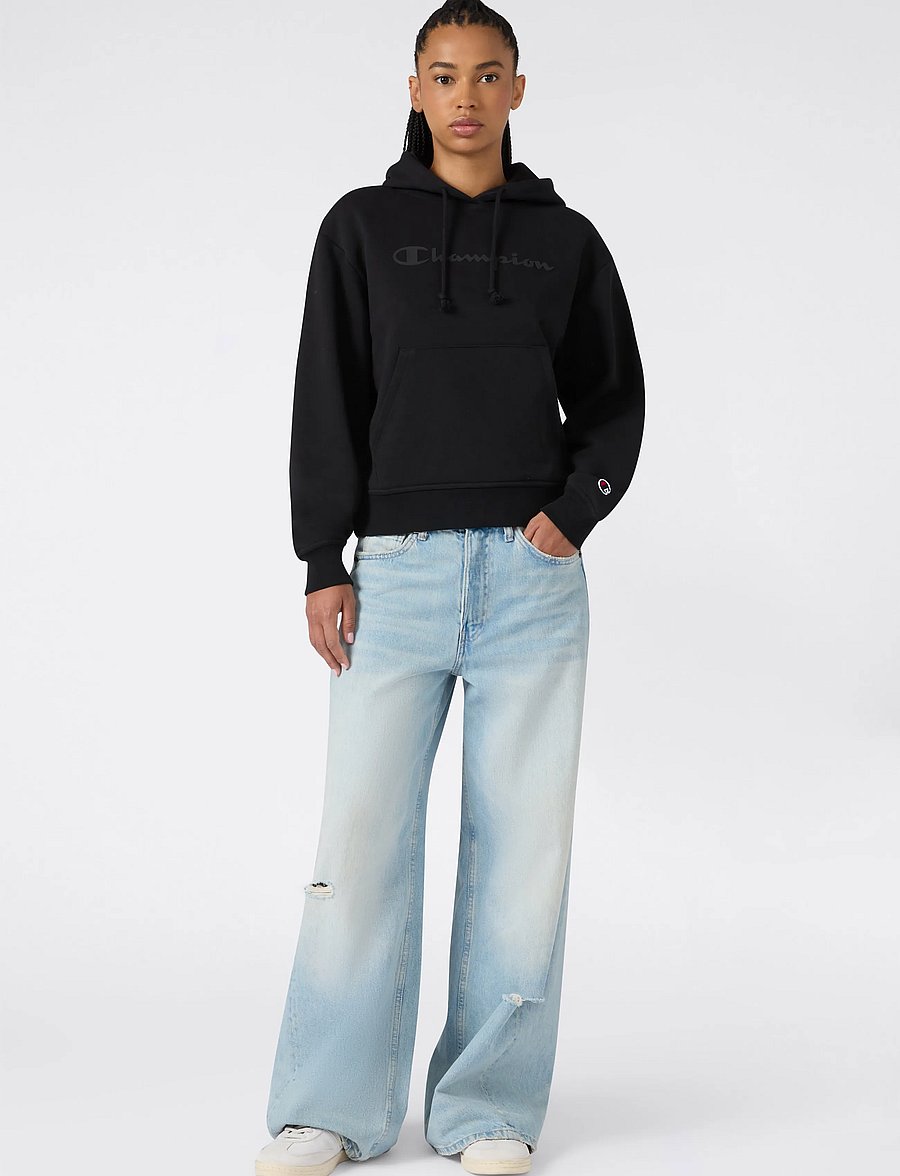 Champion - Hooded Sweatshirt - huvtröjor - kk001-nbk - 0
