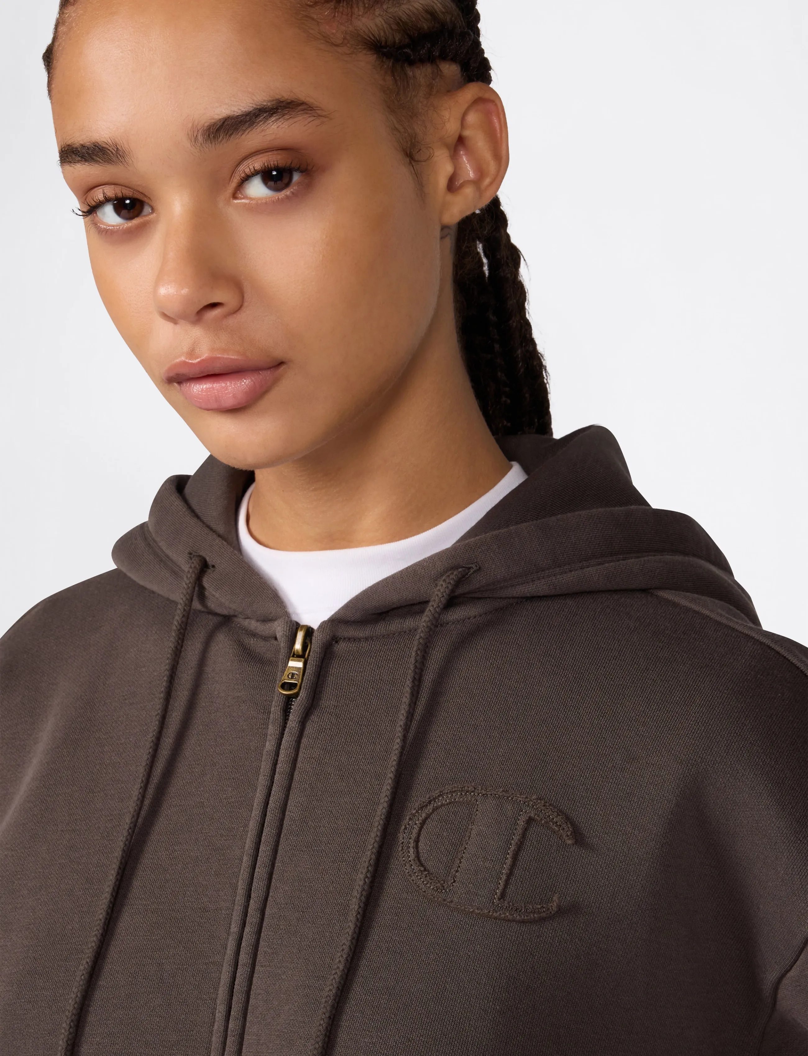 Champion - Full Zip Hoodie Sweatshirt - gs509-mos - 4