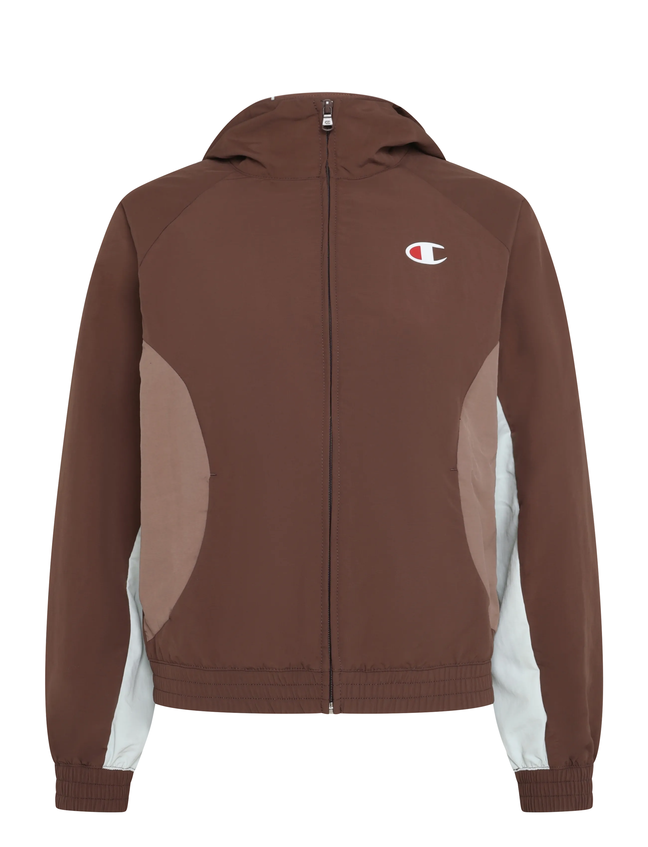Champion Full Zip Hoodie Sweatshirt - Sweatshirts - MS578-CHO/DPU/MMR / brown