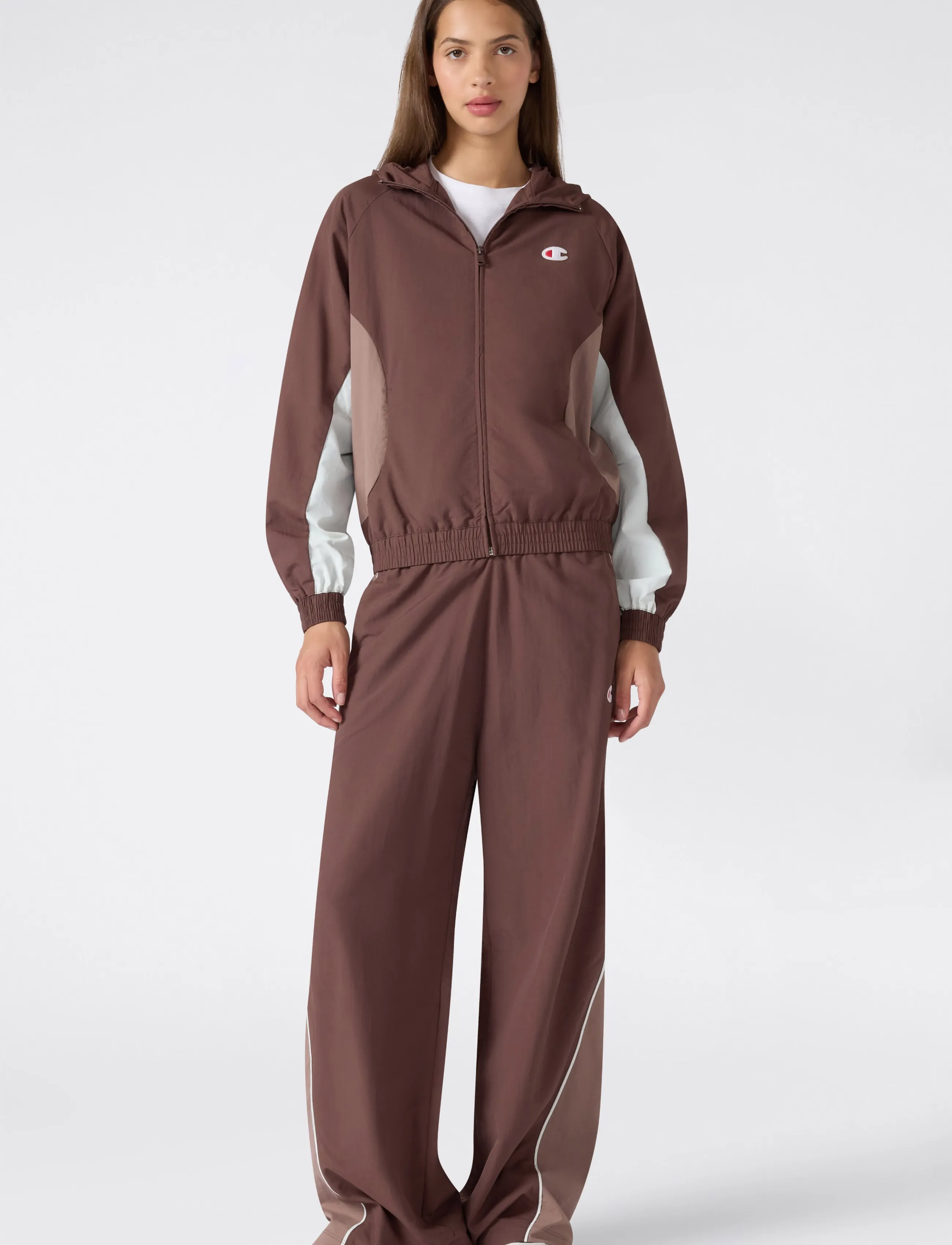 Champion Wide Leg Pants, Vide Ben Træningsbukser, Brun, Str: S