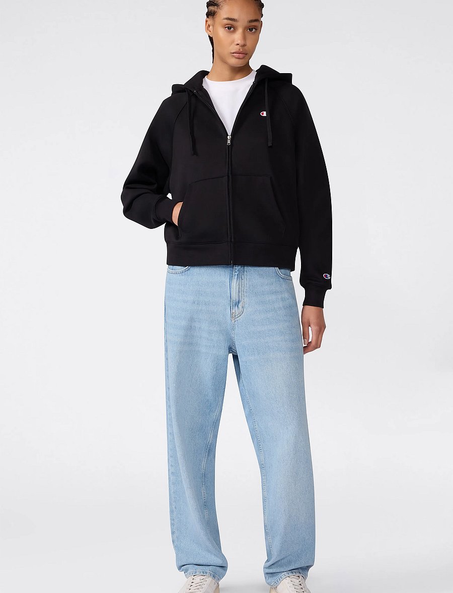Champion - Full Zip Hoodie Sweatshirt - overdele - kk001-nbk - 4