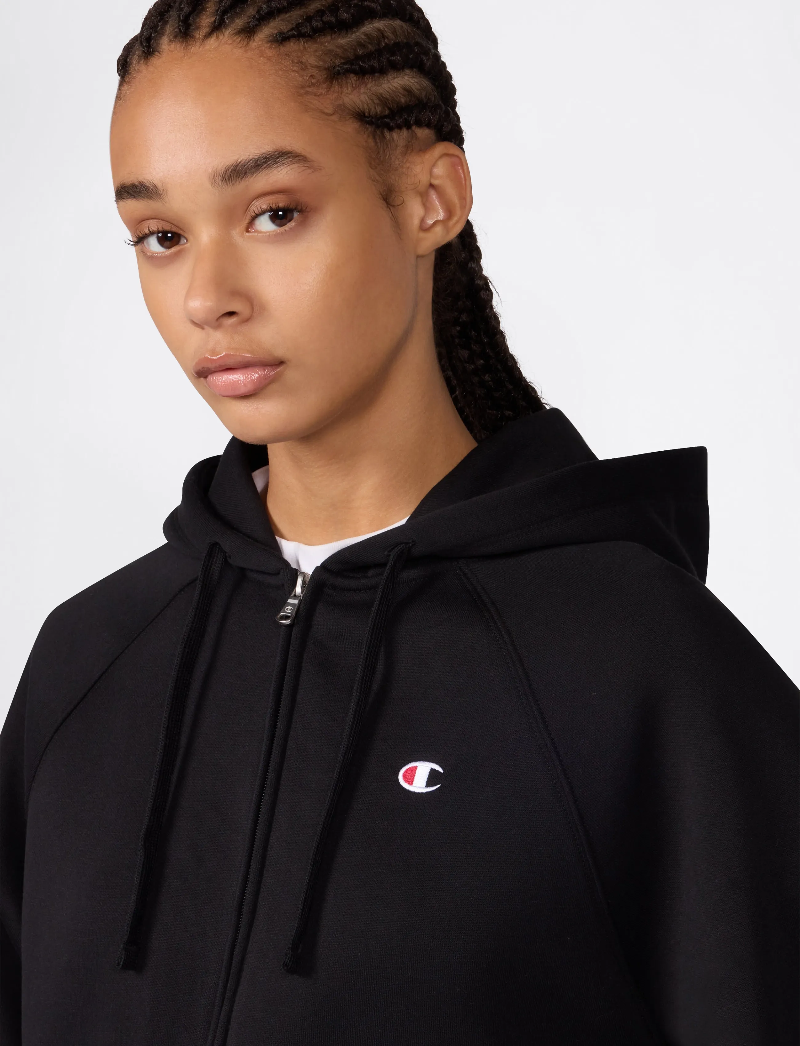 Champion - Full Zip Hoodie Sweatshirt - overdele - kk001-nbk - 5