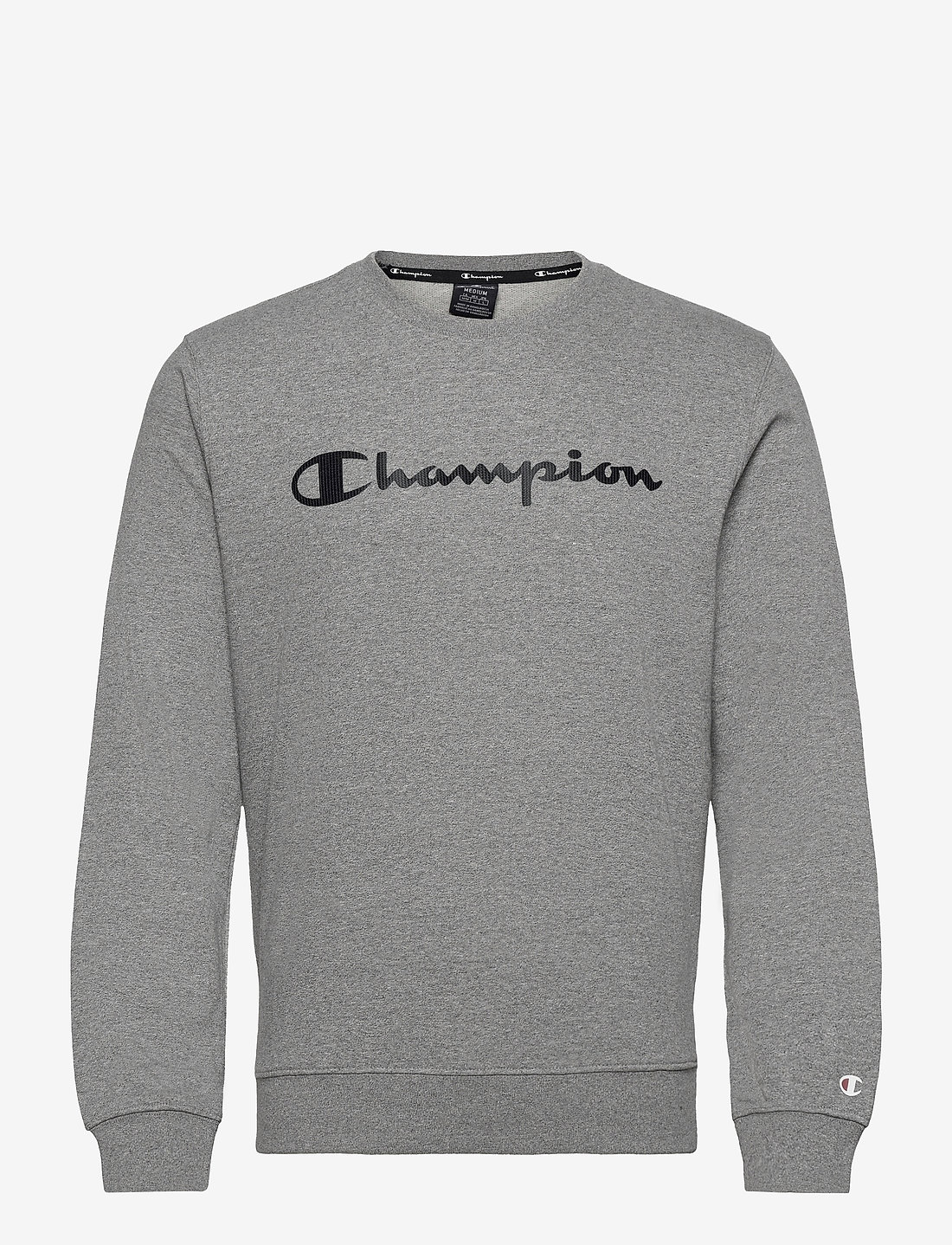 Champion Crewneck Sweatshirt Graphite Grey Melange Jasp Yarn Dyed Grey 55 Boozt