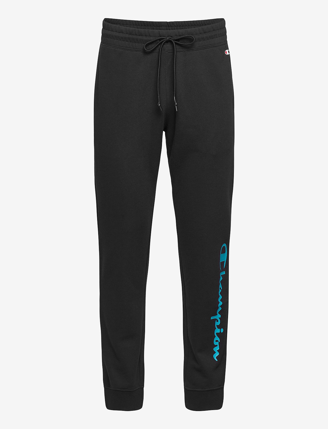 Rib Cuff Pants - BLACK BEAUTY D