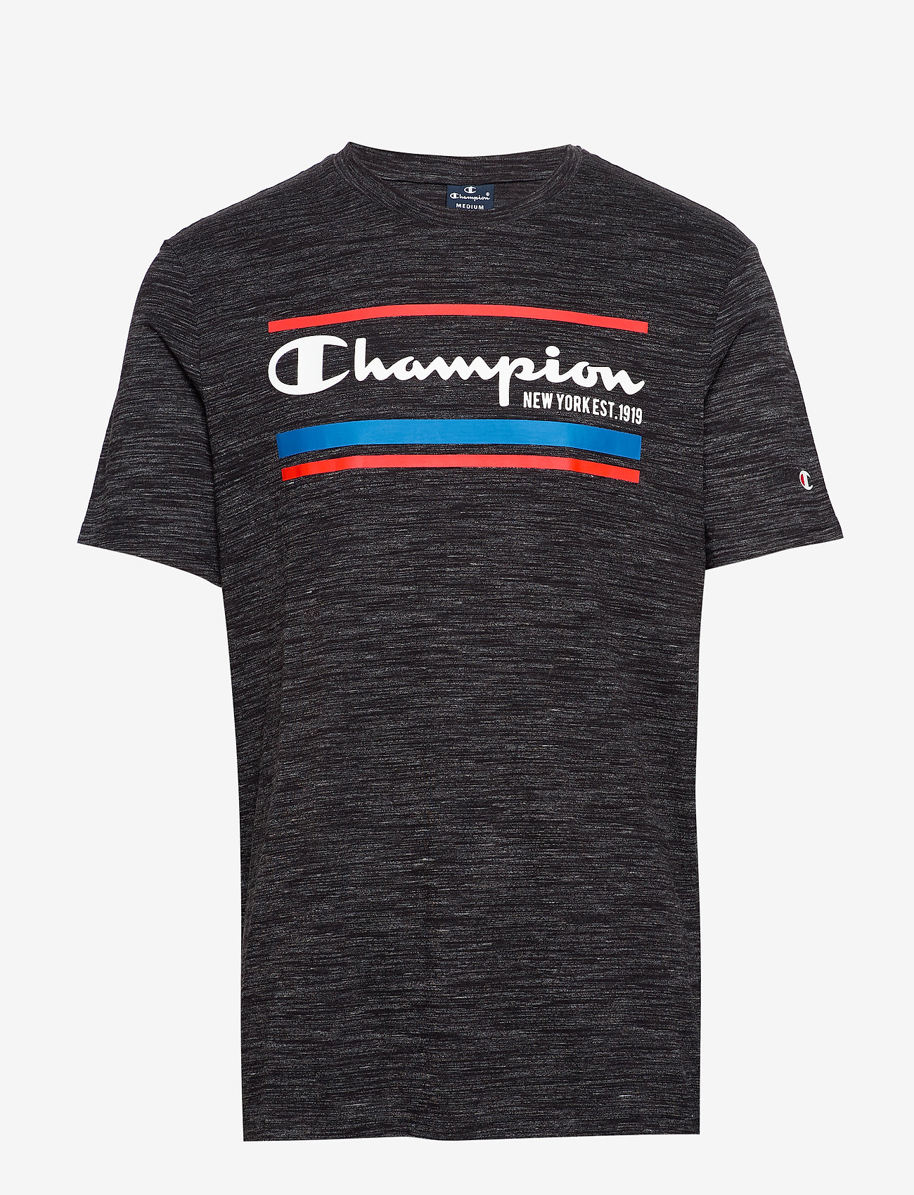 Champion - Crewneck T-Shirt - grigio - e / melange tinto filo - m / scuro - 0