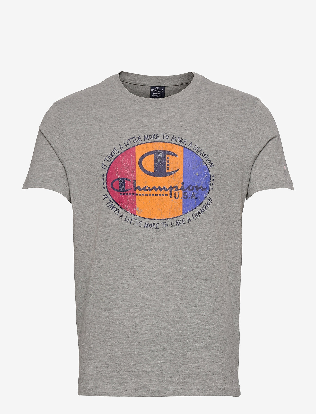 Champion - Crewneck T-Shirt - gray melange light - 0