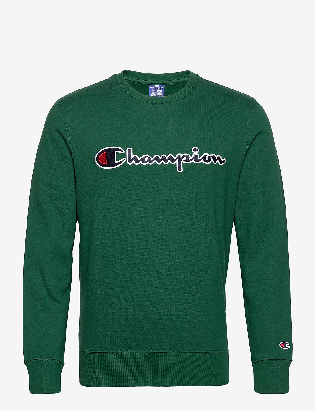 Forest green champion crewneck hot sale