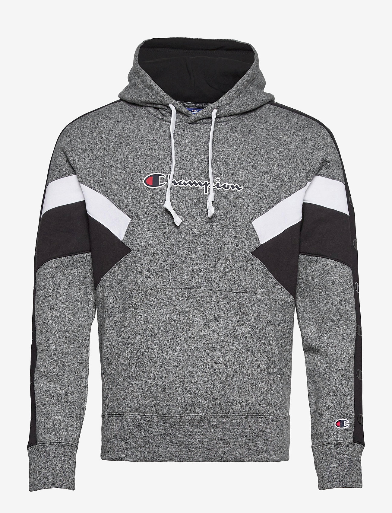 Champion - Hooded Sweatshirt - dark graphite grey melange jasp├¿ top dyed - 0