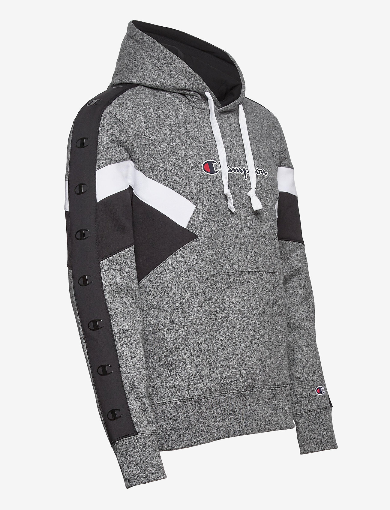 Champion - Hooded Sweatshirt - dark graphite grey melange jasp├¿ top dyed - 3