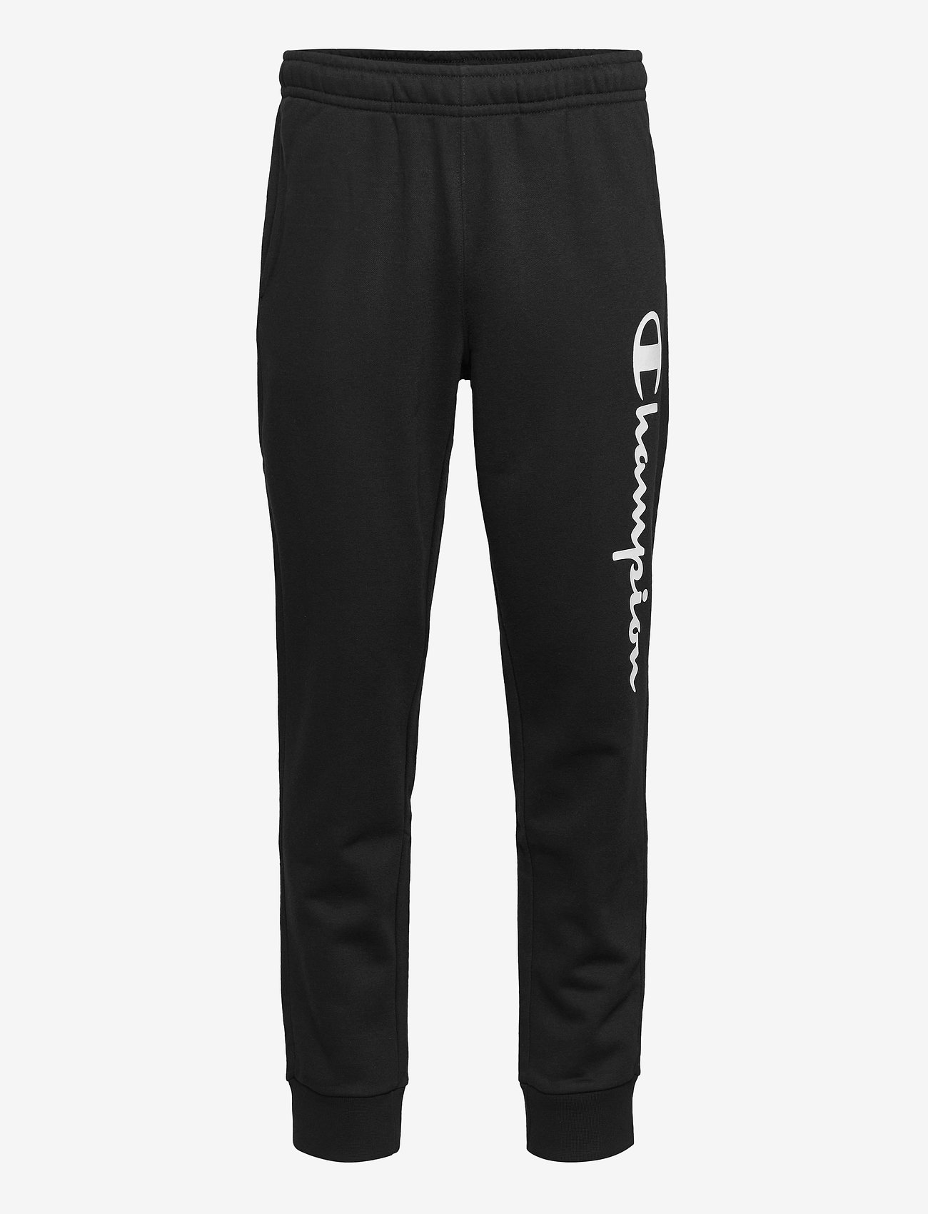 Rib Cuff Pants - BLACK BEAUTY