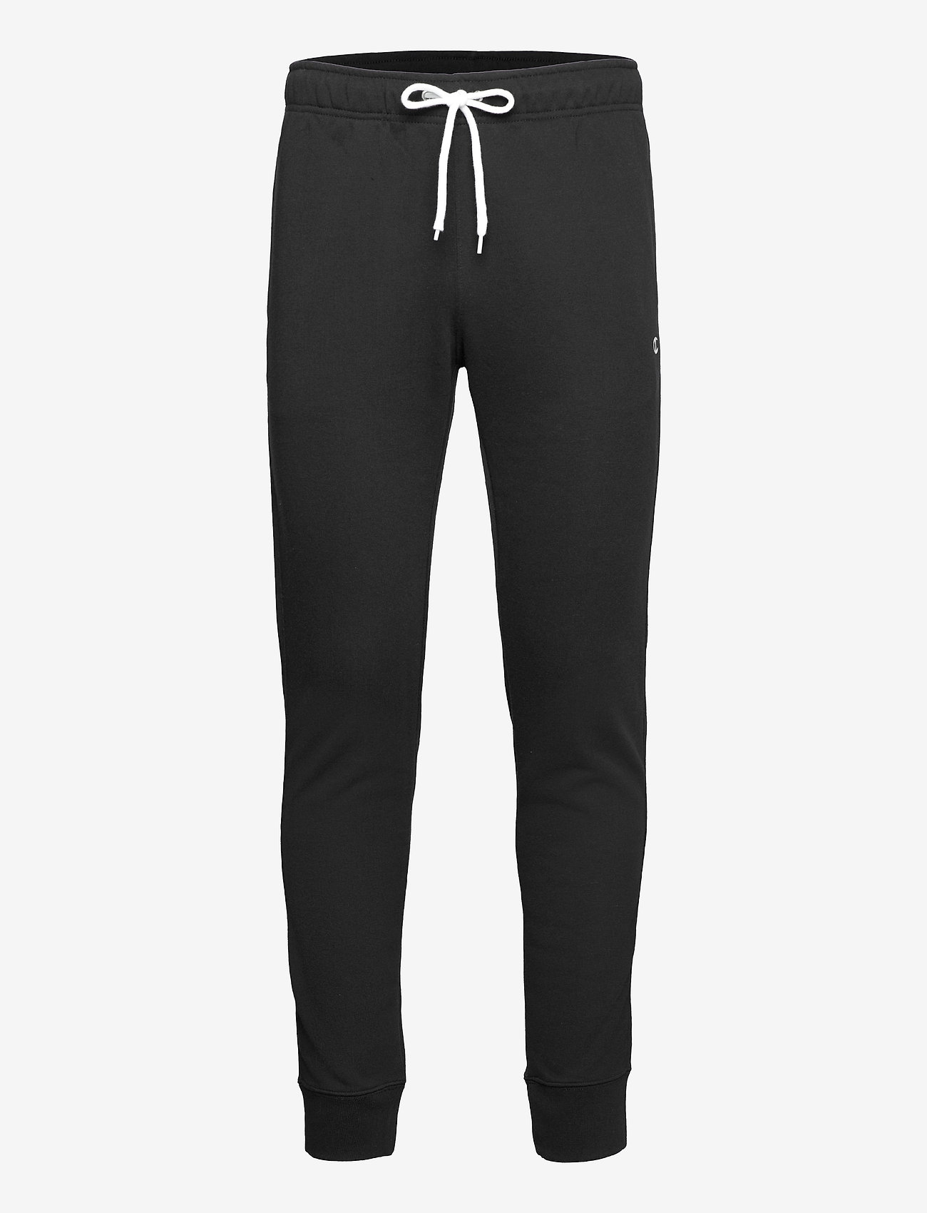 Rib Cuff Pants - BLACK BEAUTY