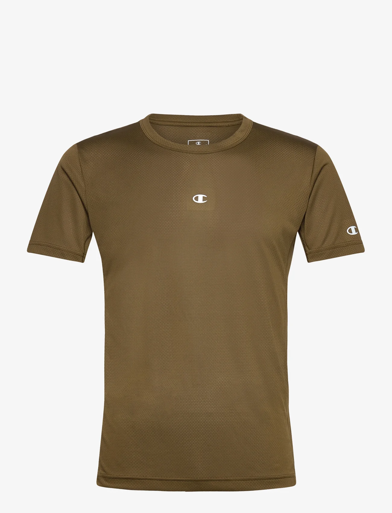 Champion - Crewneck T-Shirt - mažiausios kainos - dark olive - 0