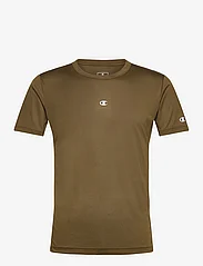 Champion - Crewneck T-Shirt - najniższe ceny - dark olive - 0
