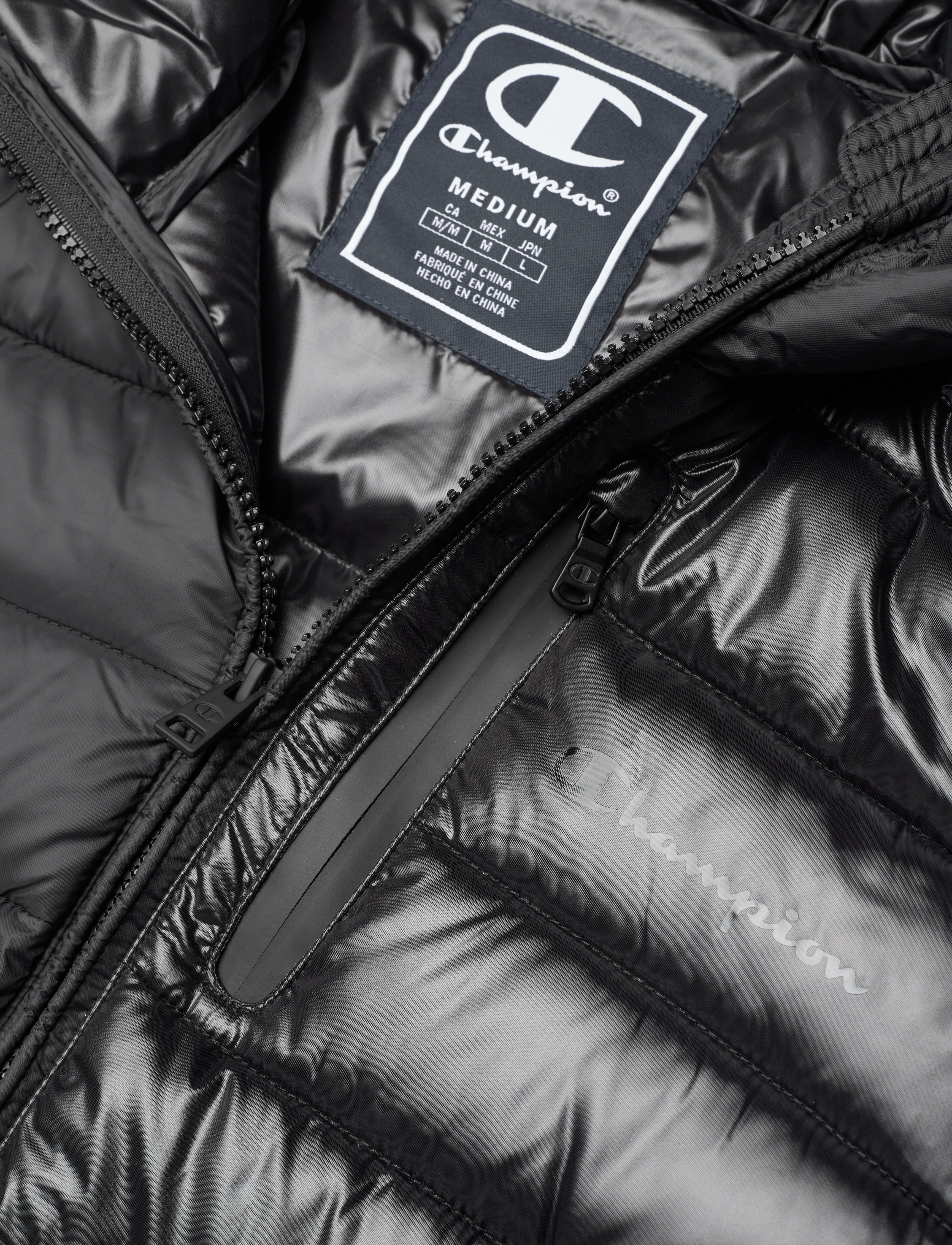 Champion - Hooded Jacket - black beauty - 2