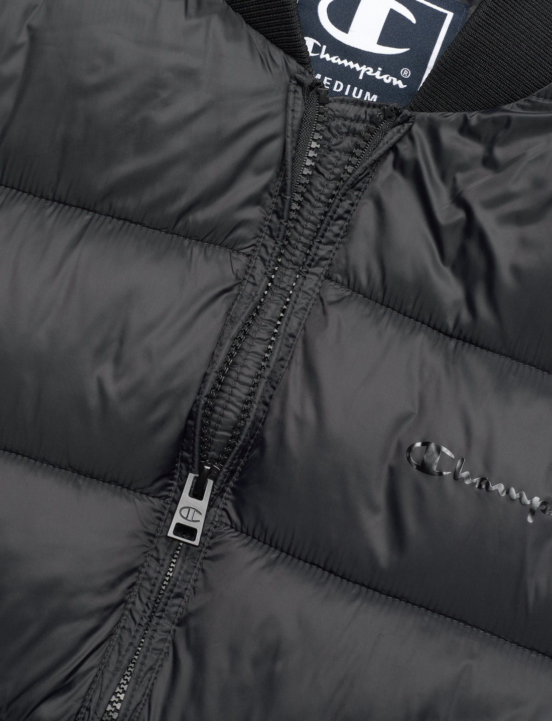 Champion puffer 2025 bomber jacket