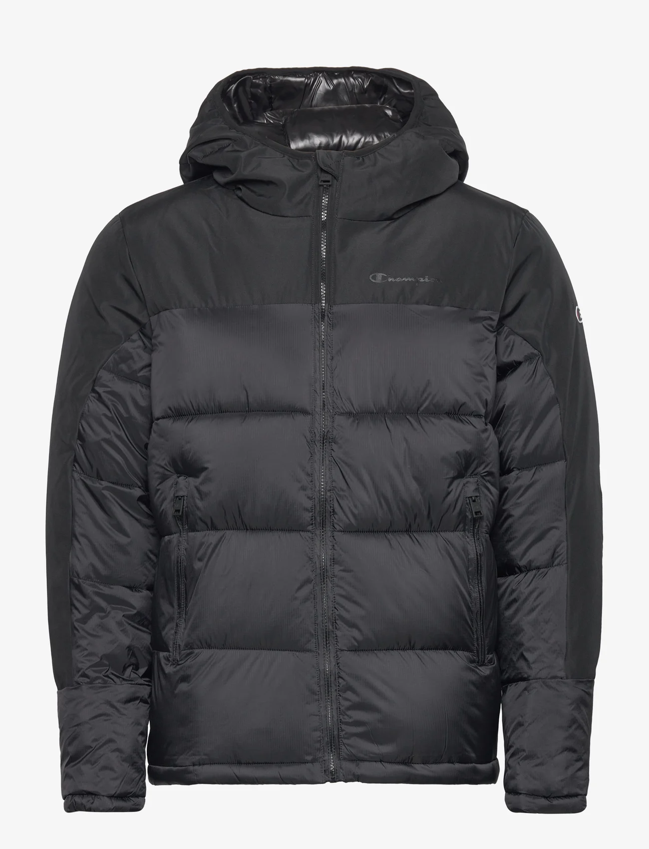 Champion - Hooded Jacket - winterjacken - black beauty - 0