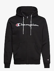 Champion - Hooded Full Zip Sweatshirt - hupparit - black beauty - 0