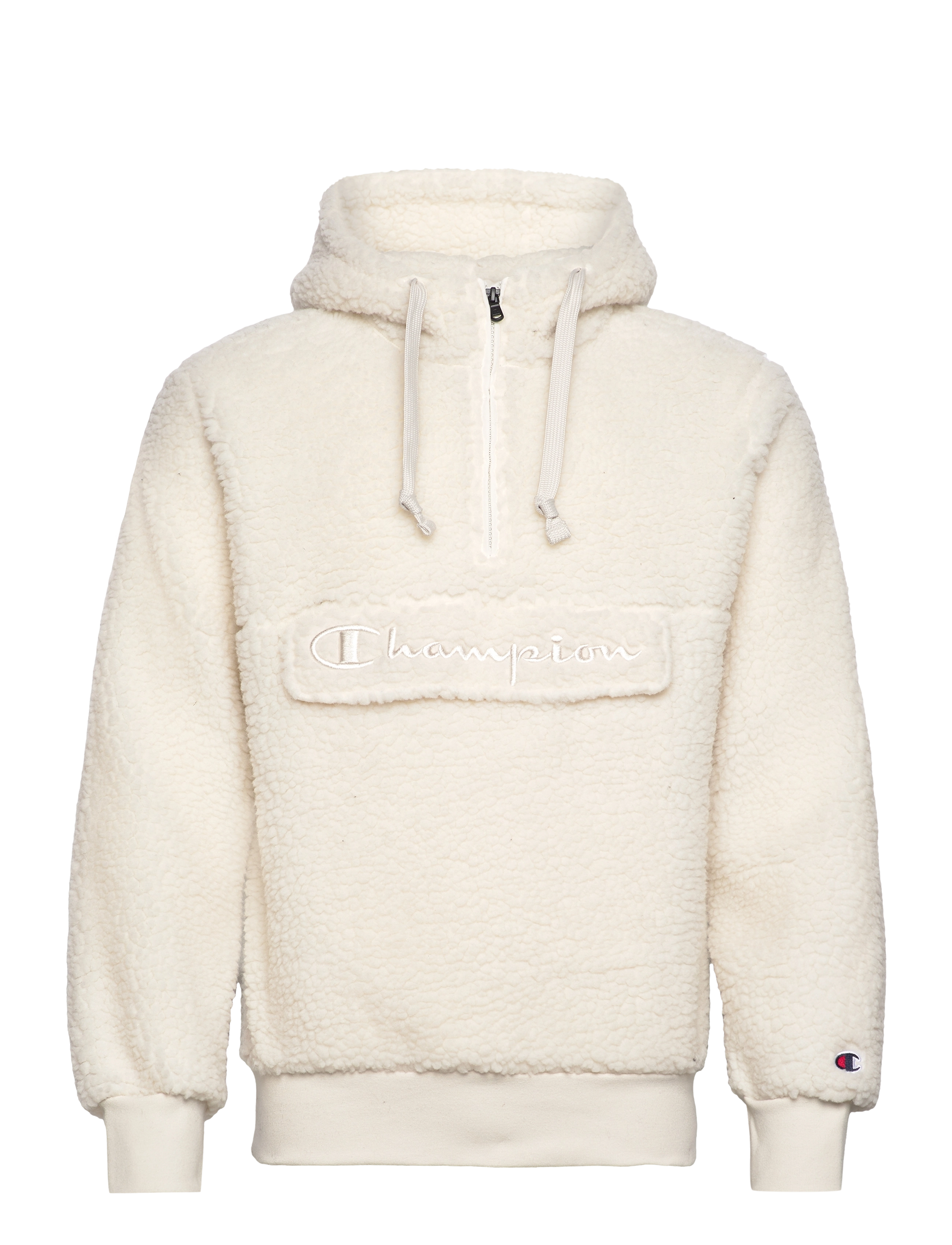 Hooded Half Zip Top - WHISPERWHITE