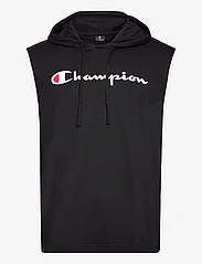 Champion - Hooded Sleeveless T-Shirt - hoodies - black beauty - 0
