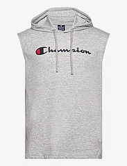 Champion - Hooded Sleeveless T-Shirt - zemākās cenas - new oxford grey melange - 0