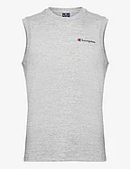 Sleeveless Crewneck T-Shirt - NEW OXFORD GREY MELANGE