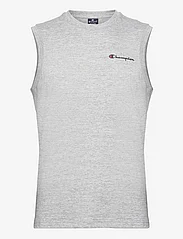 Champion - Sleeveless Crewneck T-Shirt - zemākās cenas - new oxford grey melange - 0