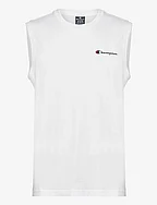 Sleeveless Crewneck T-Shirt - WHITE