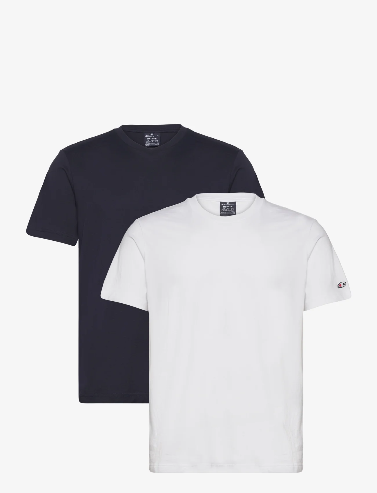 Champion - 2pack Crew-Neck - short-sleeved t-shirts - white - 0