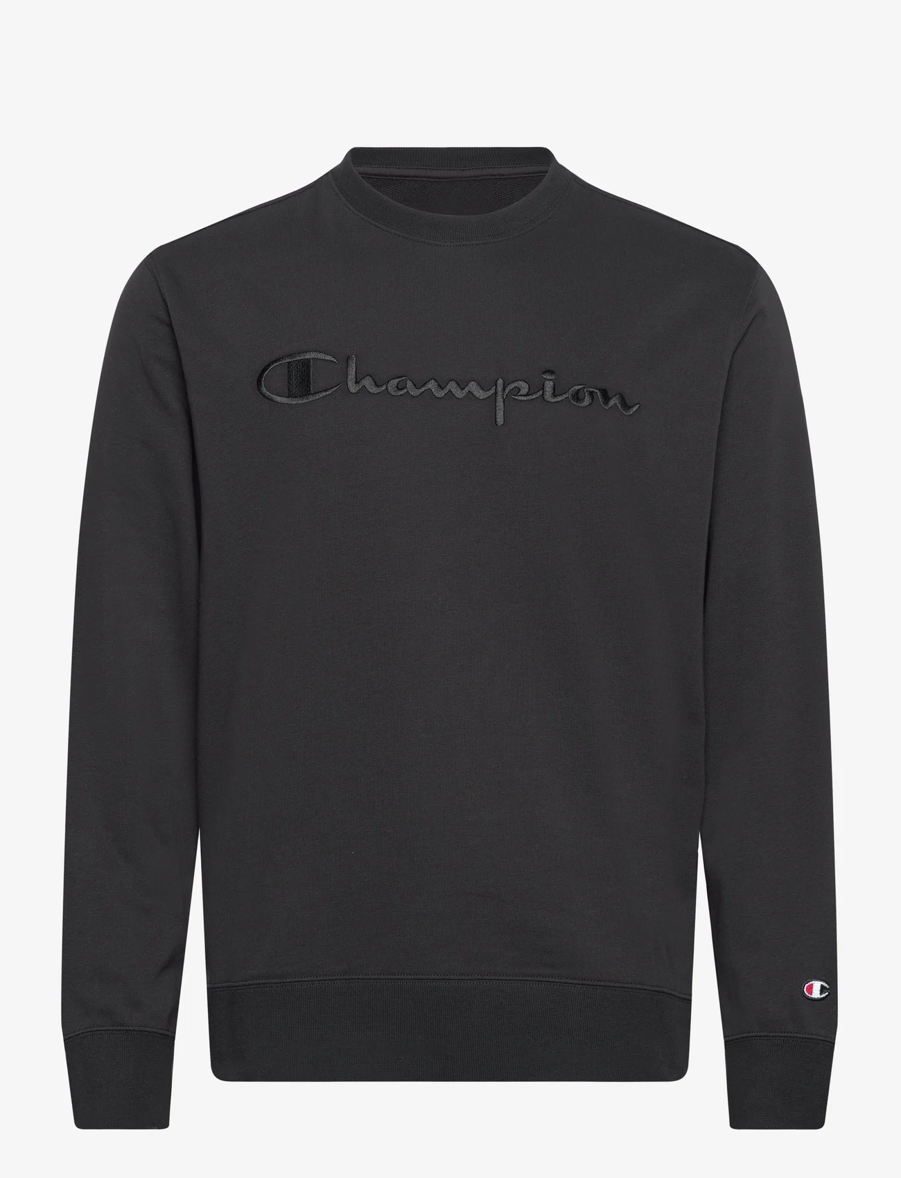 Champion - Crewneck Sweatshirt - huvtröjor - black beauty - 0
