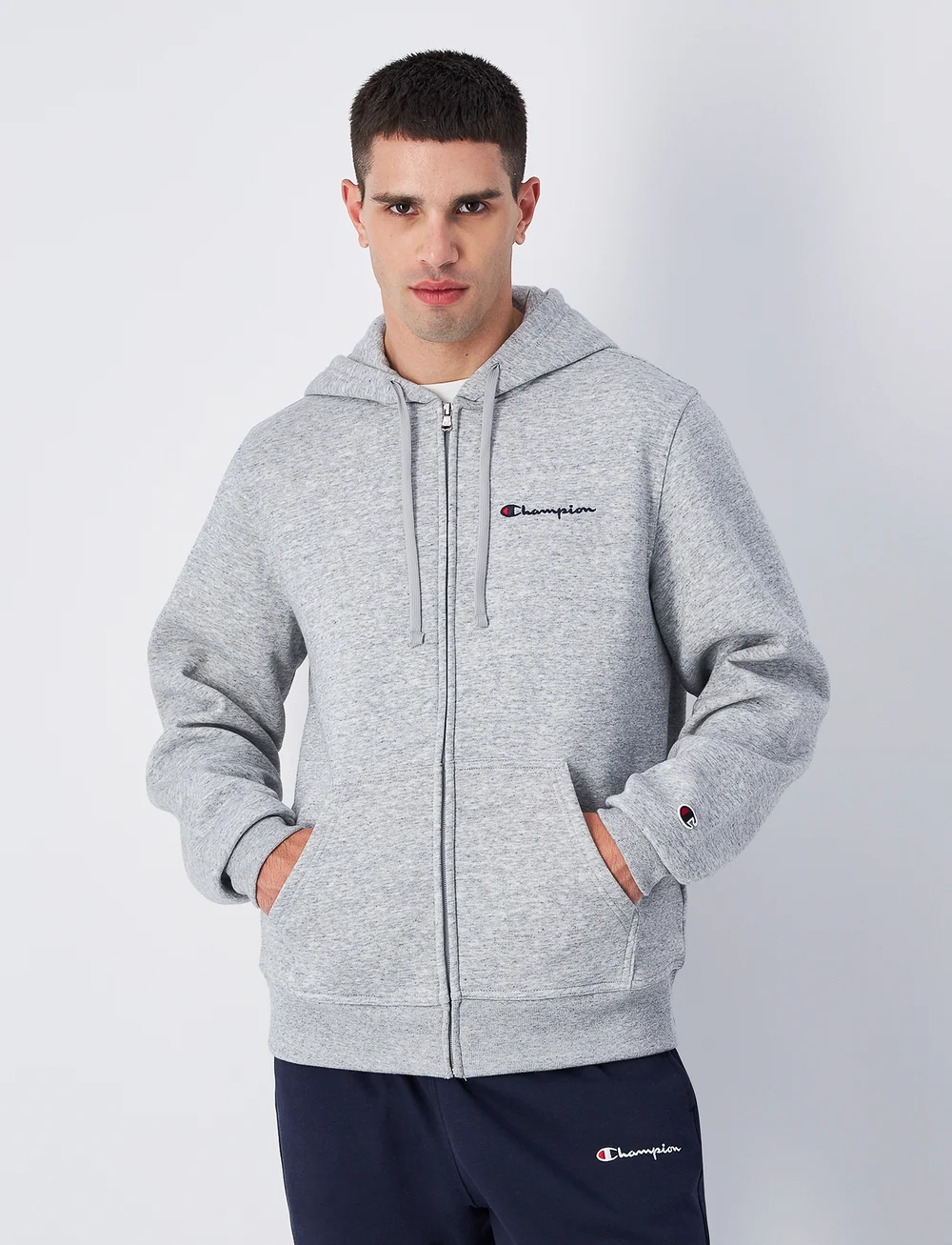 Champion Full Zip Hoodie Sweatshirt Hoodies Boozt