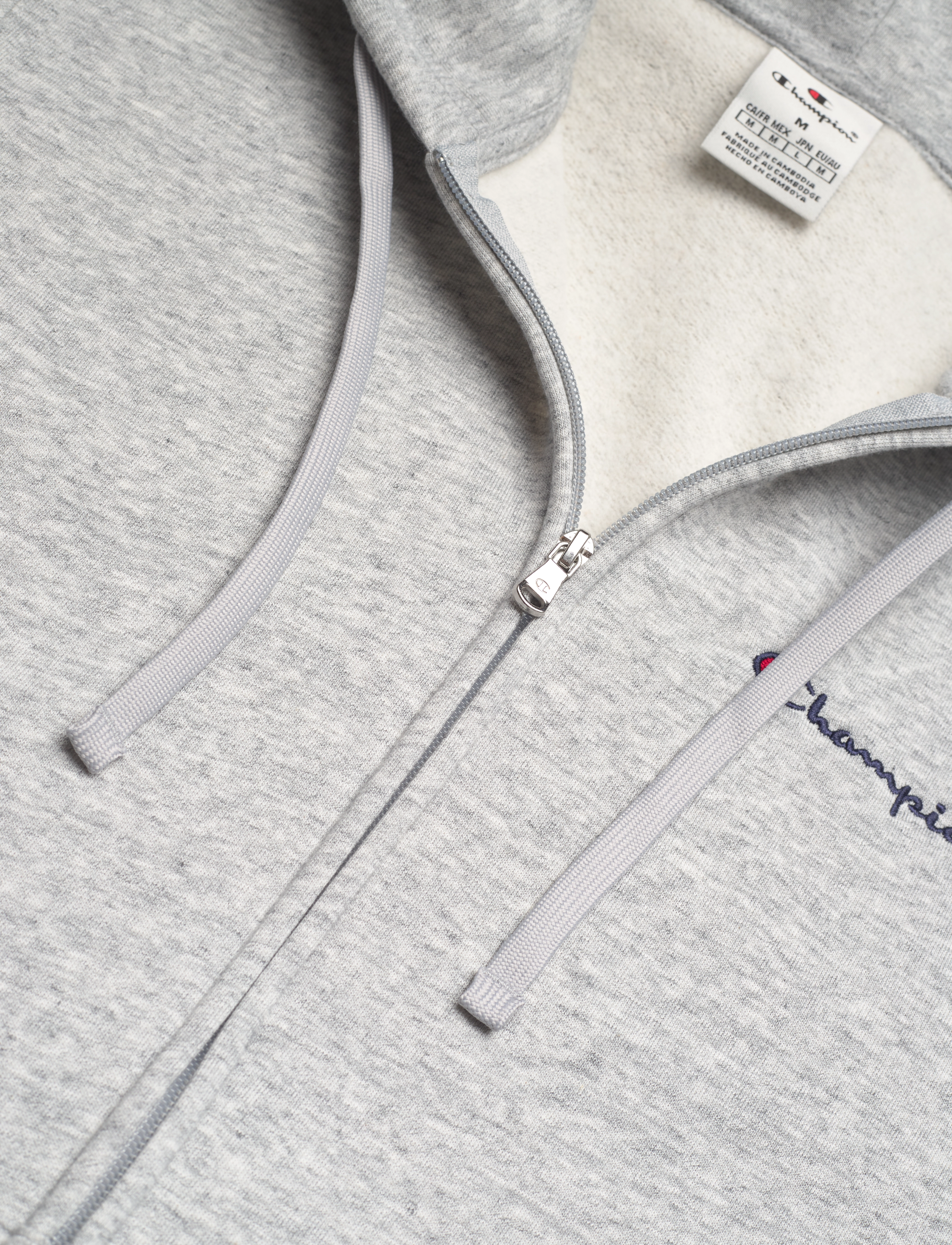 Champion - Full Zip Hoodie Sweatshirt - new oxford grey melange - 3