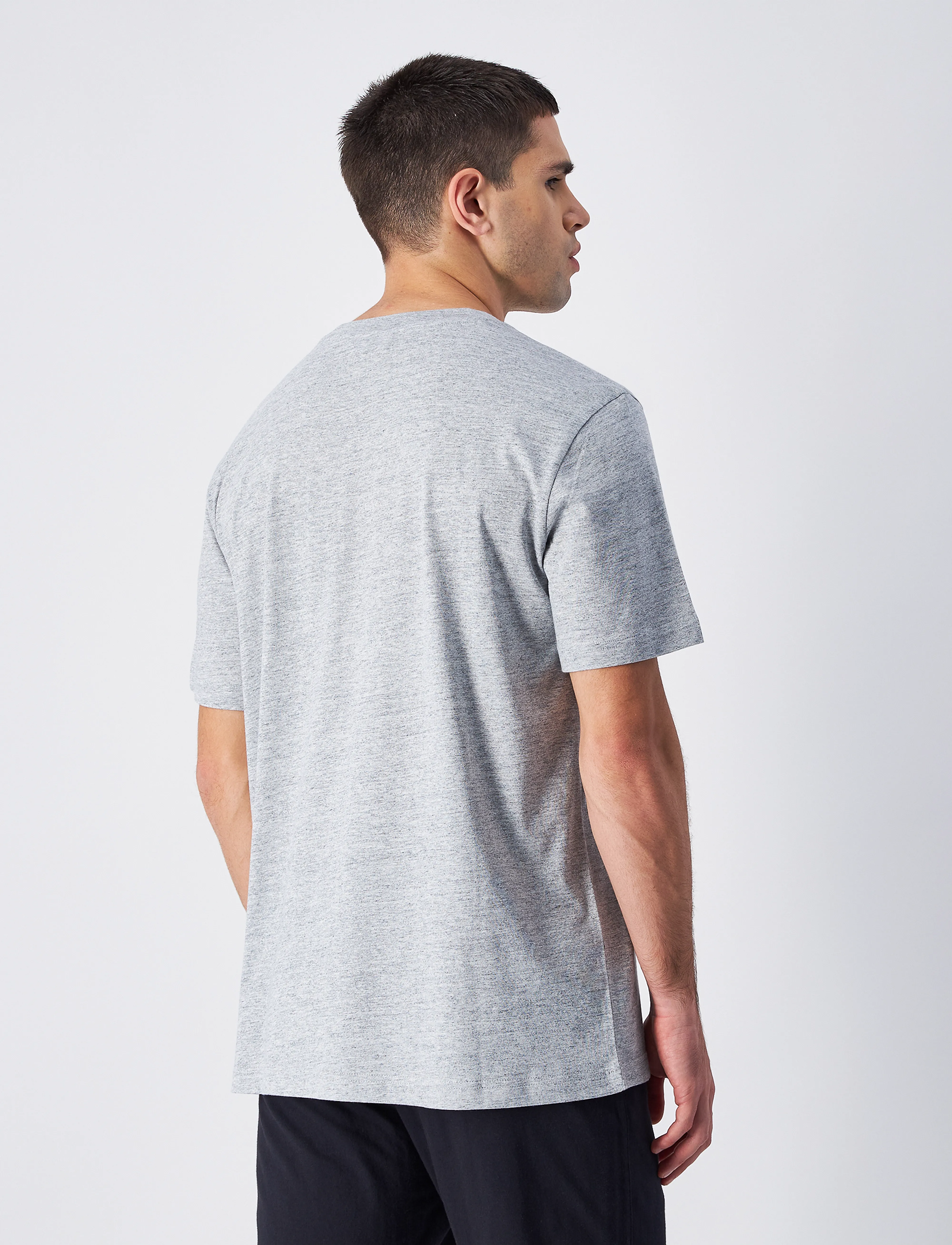 Champion - SS Tee - najniższe ceny - new oxford grey melange - 3