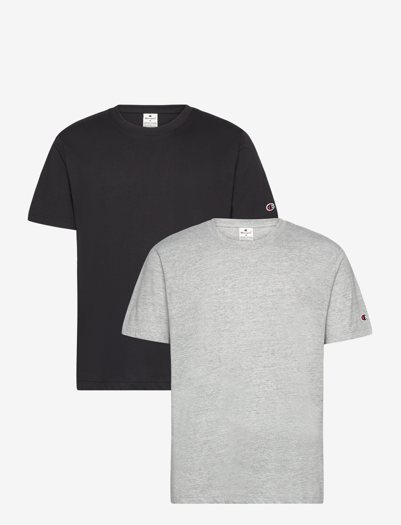 Champion - 2 pack SS Tee - multipack t-shirts - em021-noxm/nbk-ns - 1