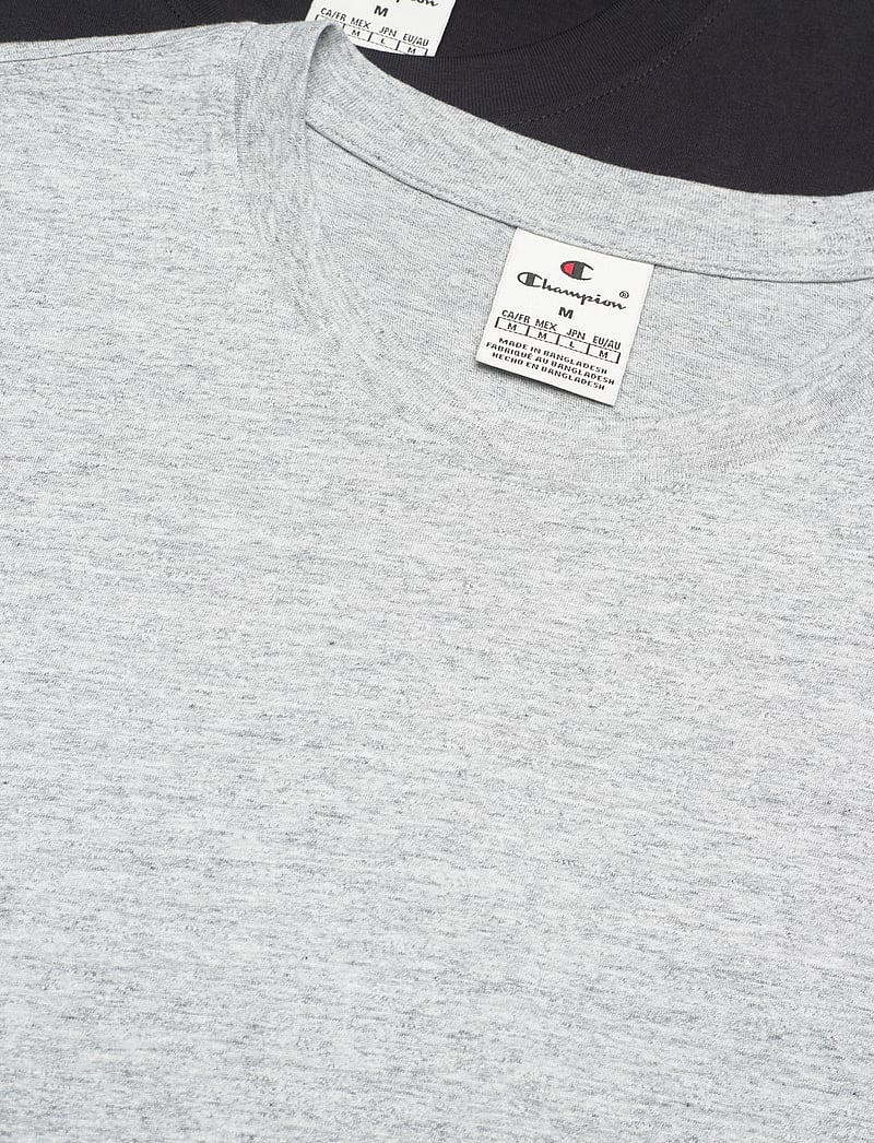 Champion - 2 pack SS Tee - multipack t-shirts - em021-noxm/nbk-ns - 4