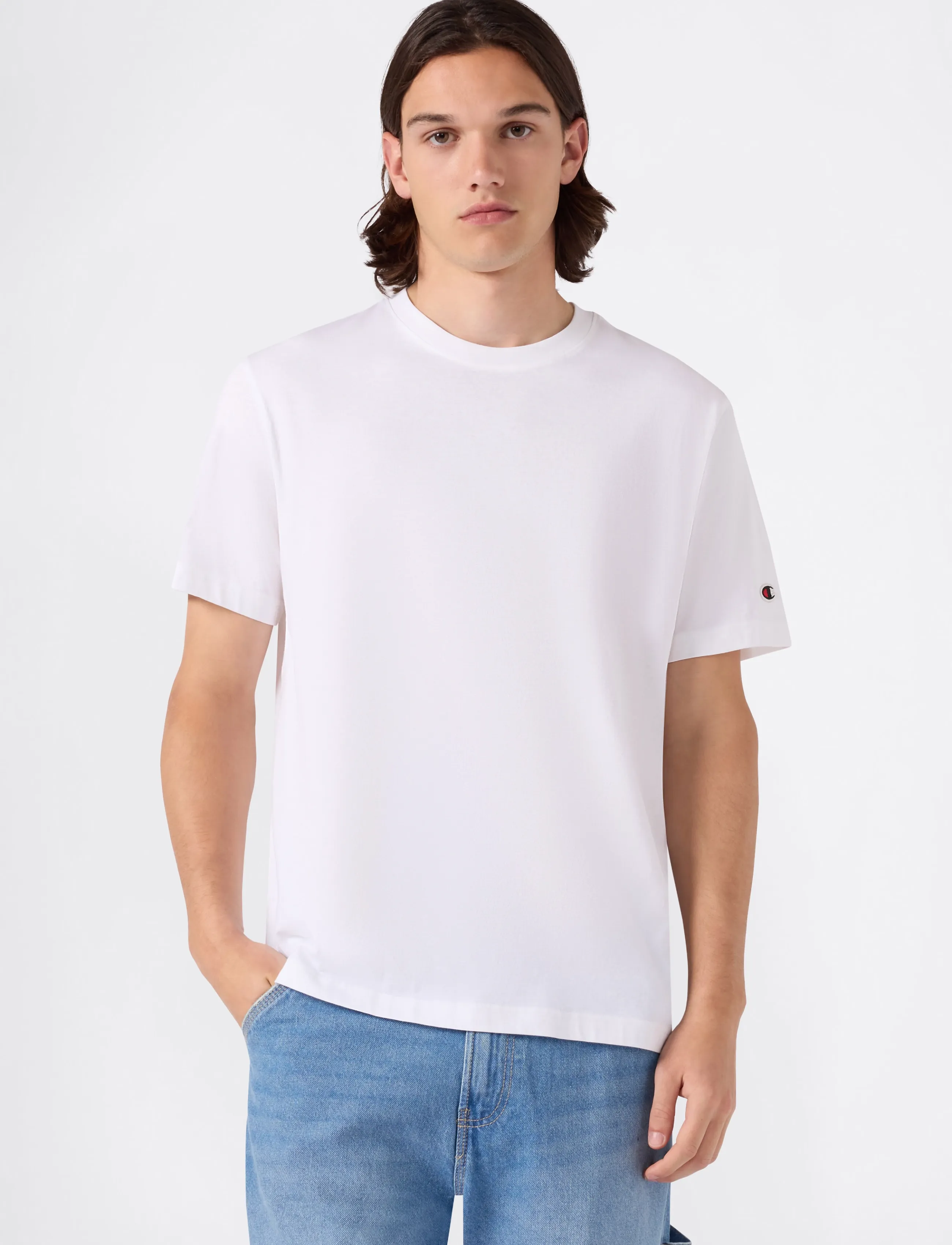 Champion - 2 pack SS Tee - madalaimad hinnad - ww001-wht/nny-ns - 4
