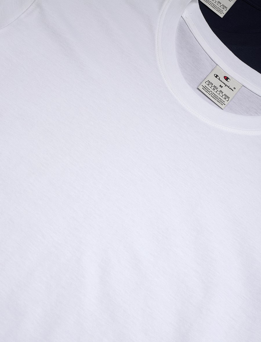 Champion - 2 pack SS Tee - t-shirts im multipack - ww001-wht/nny-ns - 5
