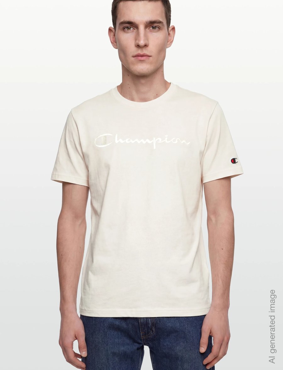 Champion - SS Tee - tops & t-shirts - ys084-egt - 3
