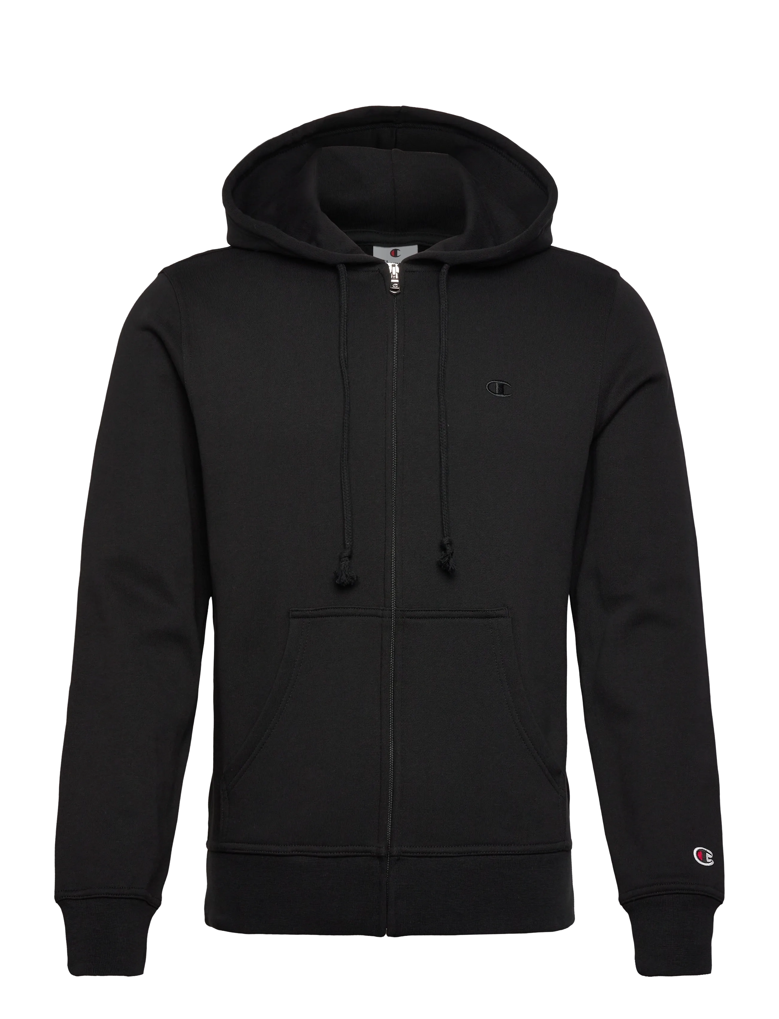 Champion - Full Zip Hoodie Sweatshirt - vårjackor - black beauty - 1