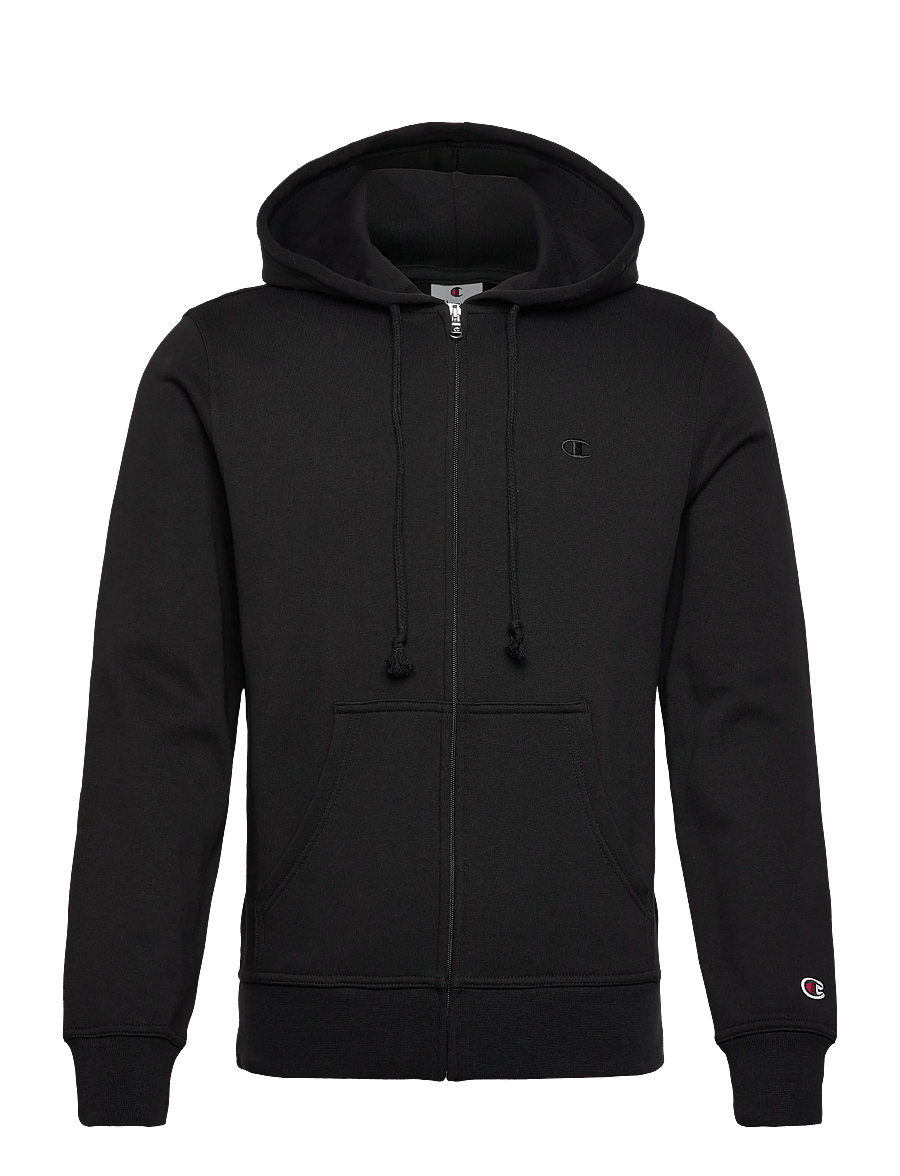 Champion - Full Zip Hoodie Sweatshirt - striukės - black beauty - 1